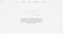 Desktop Screenshot of instaco.com